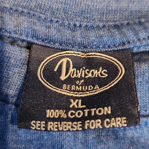 EUC Davison's Bermuda 100% cotton Men's sz XL Tshirt - Picture 3 of 4